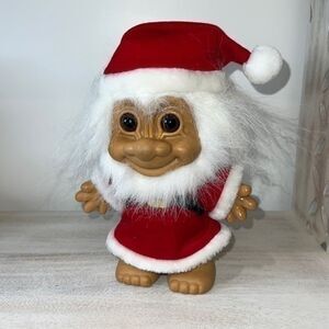 Vintage Russ Trol Santa doll